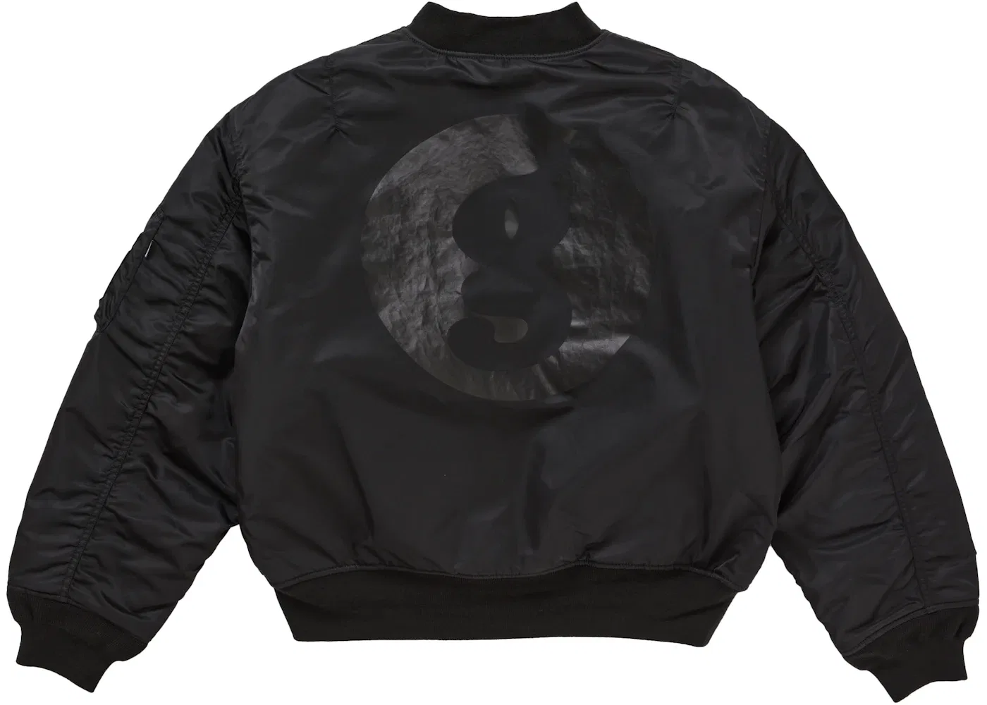 Мужская куртка-бомбер Supreme MA-1, Black — фото 3