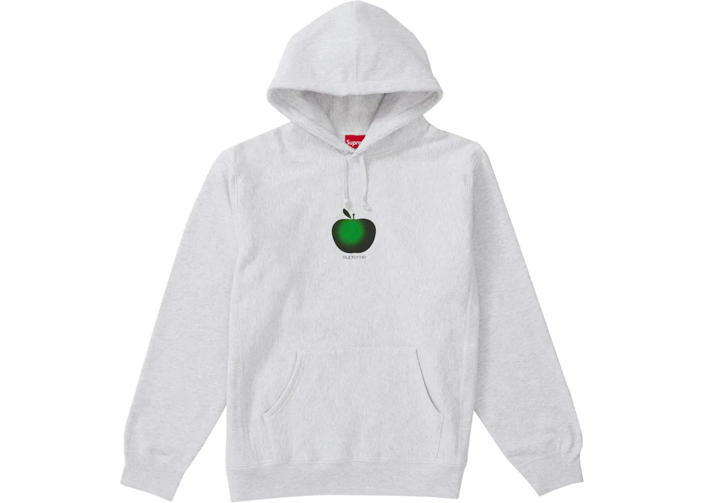 Мужской худи с капюшоном Supreme, Ash Grey