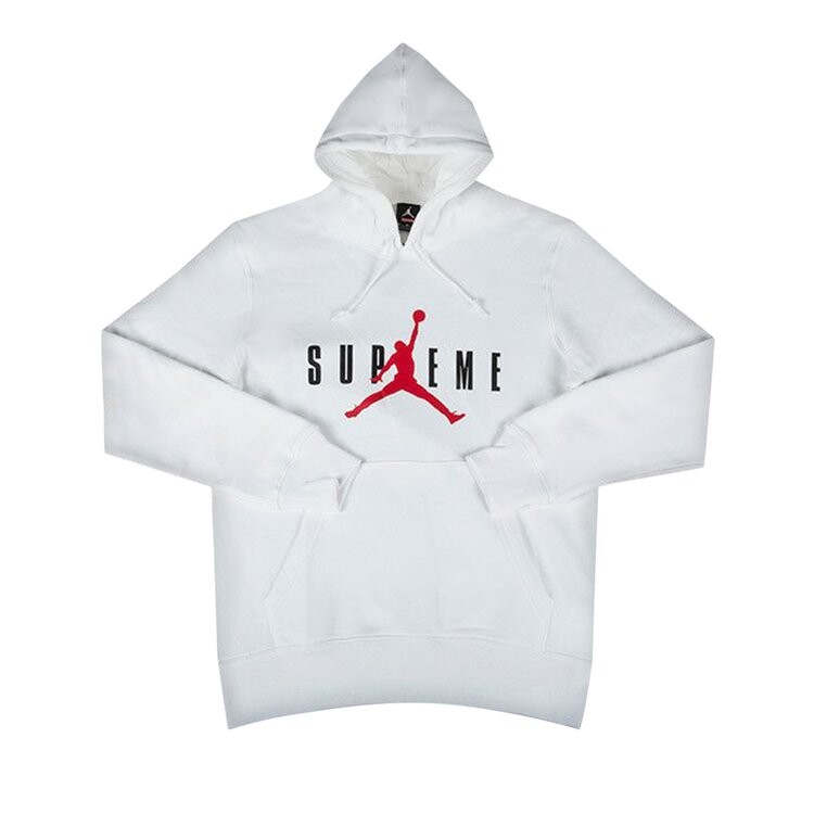

Пуловер Supreme x Jordan Hooded Pullover 'White', белый