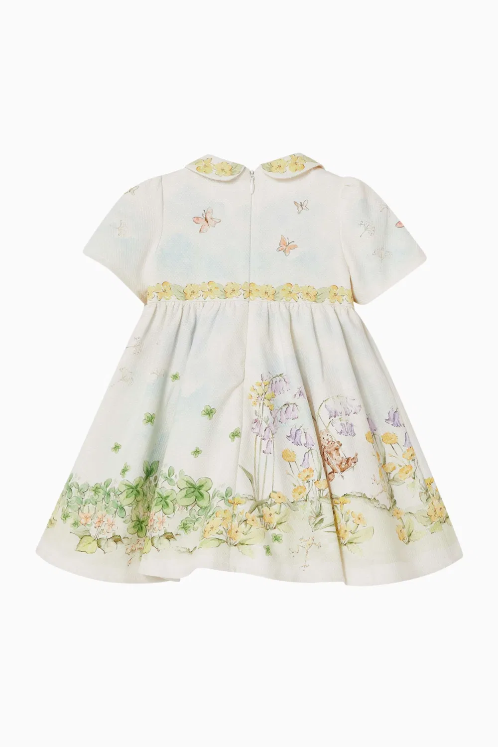 Комплект платья и трусиков с тигриным принтом из хлопкового пике Dolce & Gabbana — фото 3