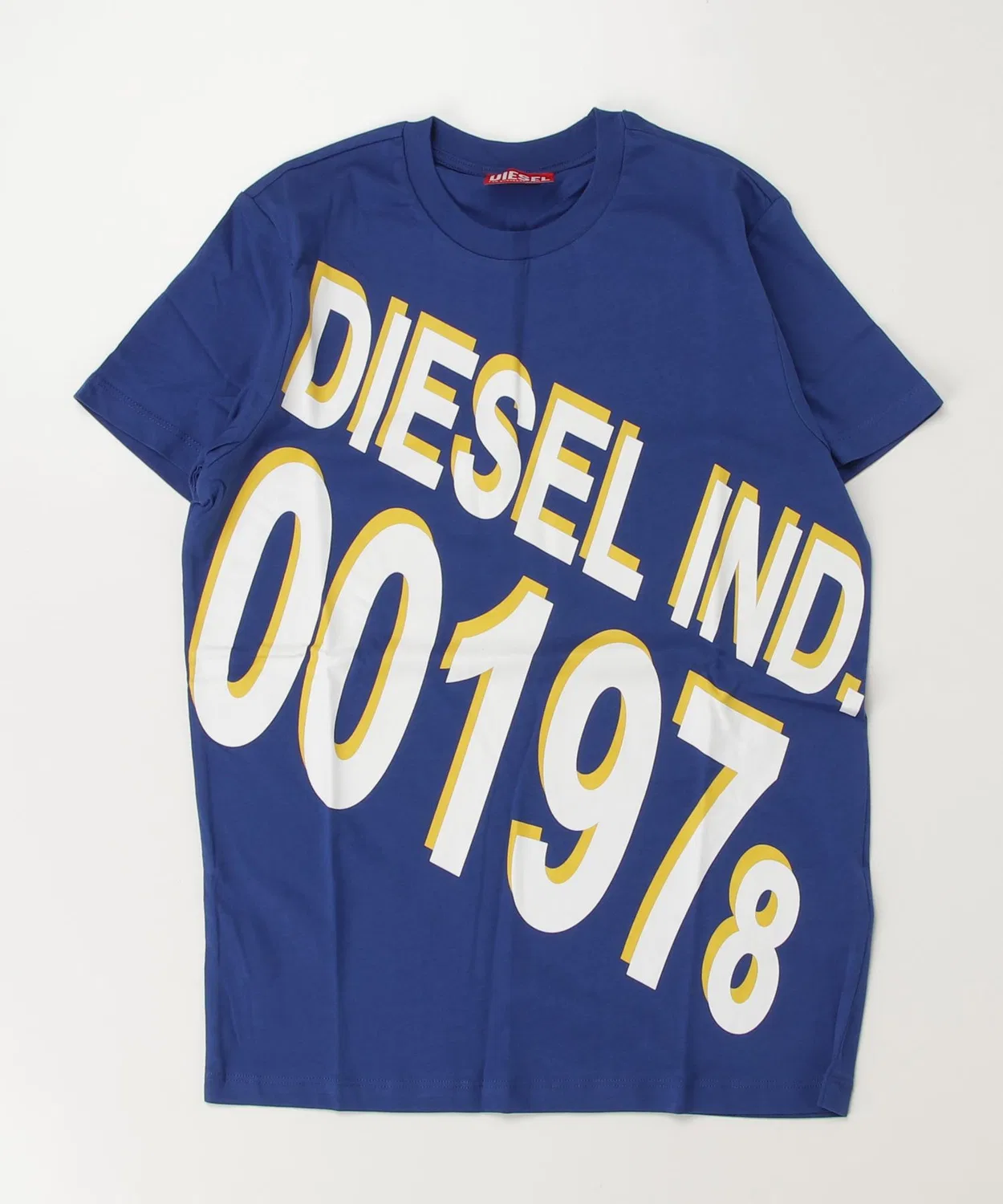 Детская футболка с коротким рукавом и брендовым логотипом DIESEL KIDS, Blue