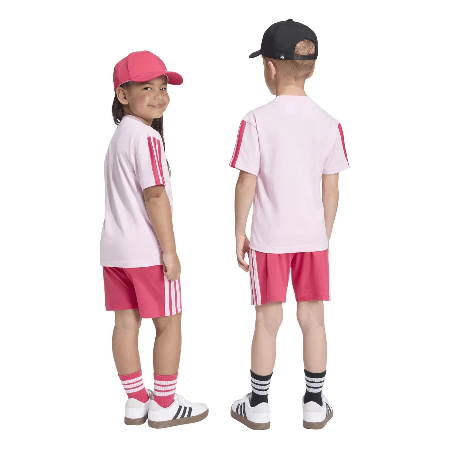 Детский спортивный комплект LK 3S T-SET Adidas, Rosa — фото 2