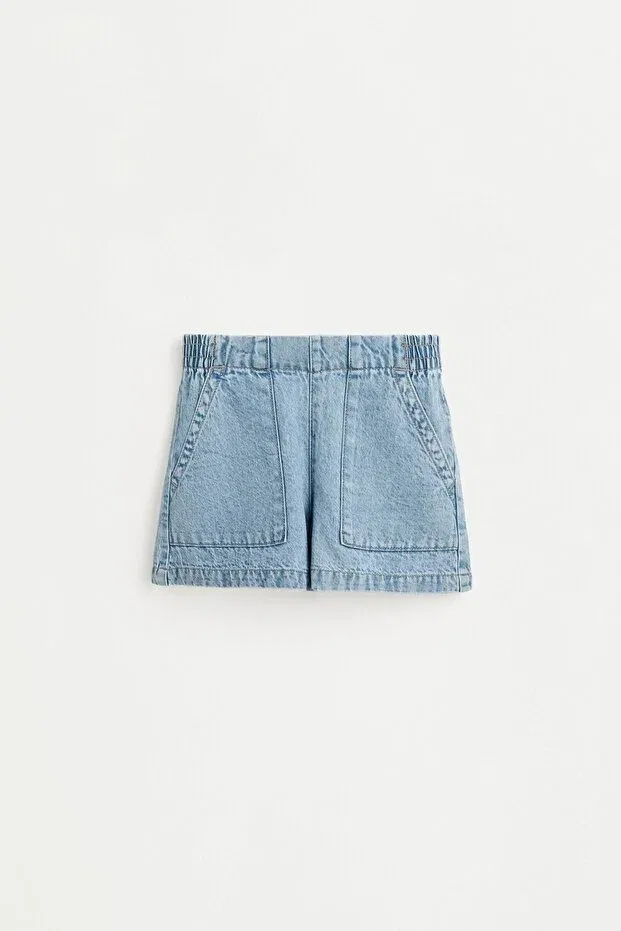 Детские шорты для девочек денимовые Lefties, Light Blue