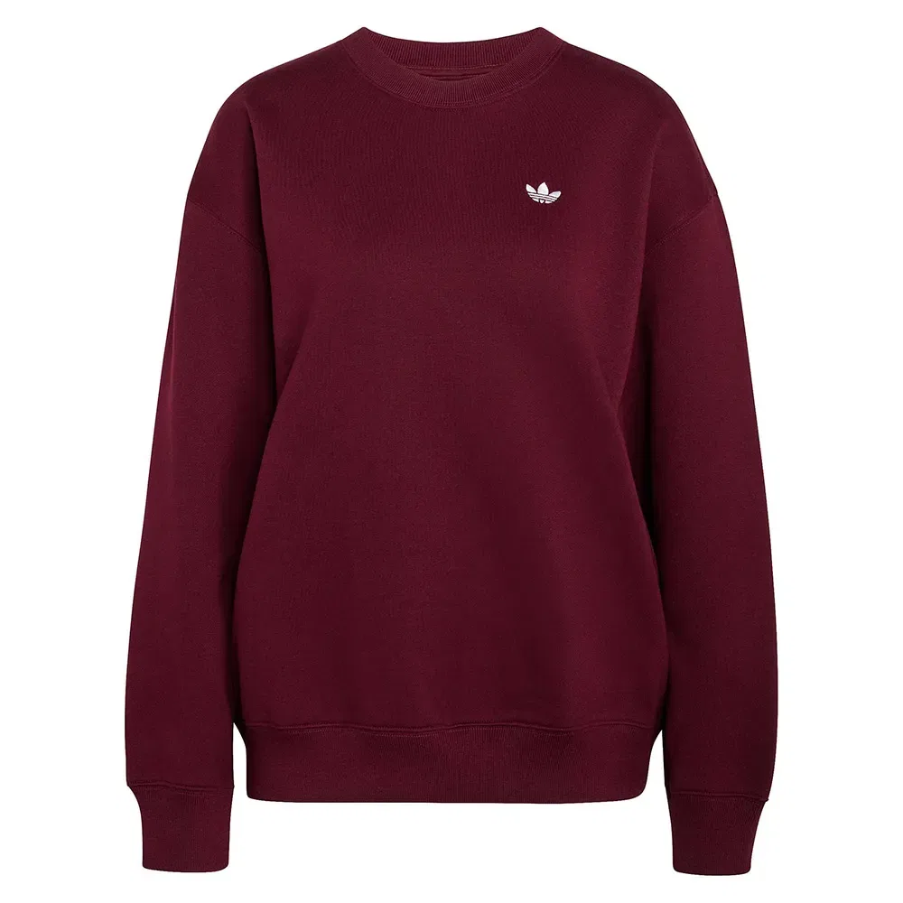 Толстовка флисовая оверсайз Adidas Originals, фиолетовый — фото 3