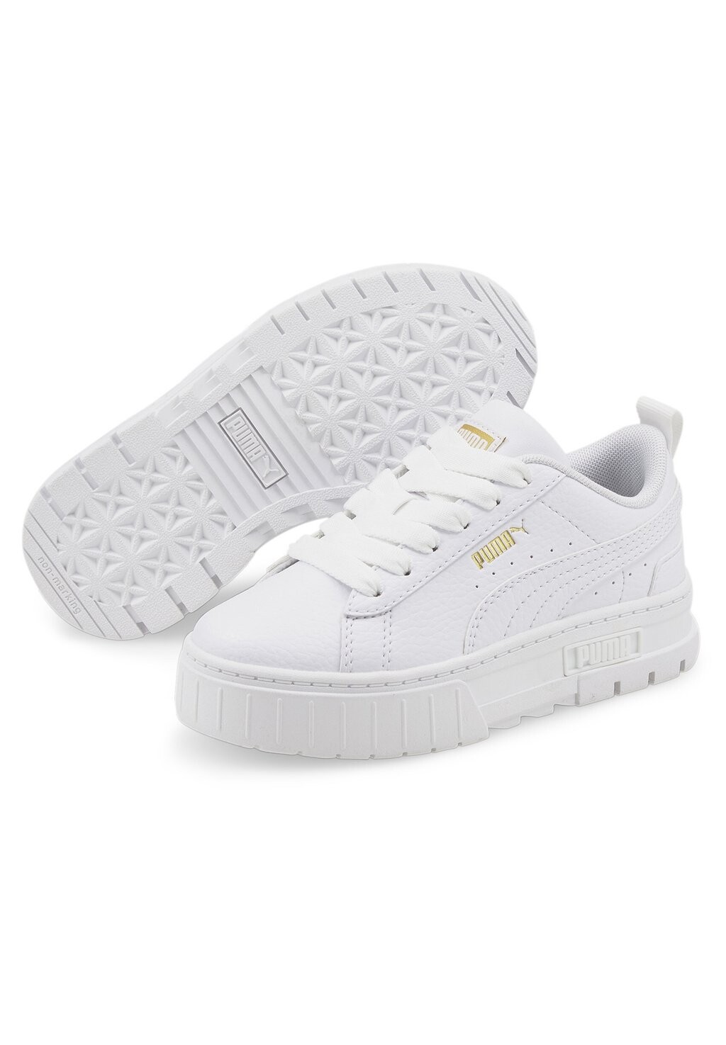 Низкие кроссовки Mayze Puma, цвет puma white/puma team gold — фото 2