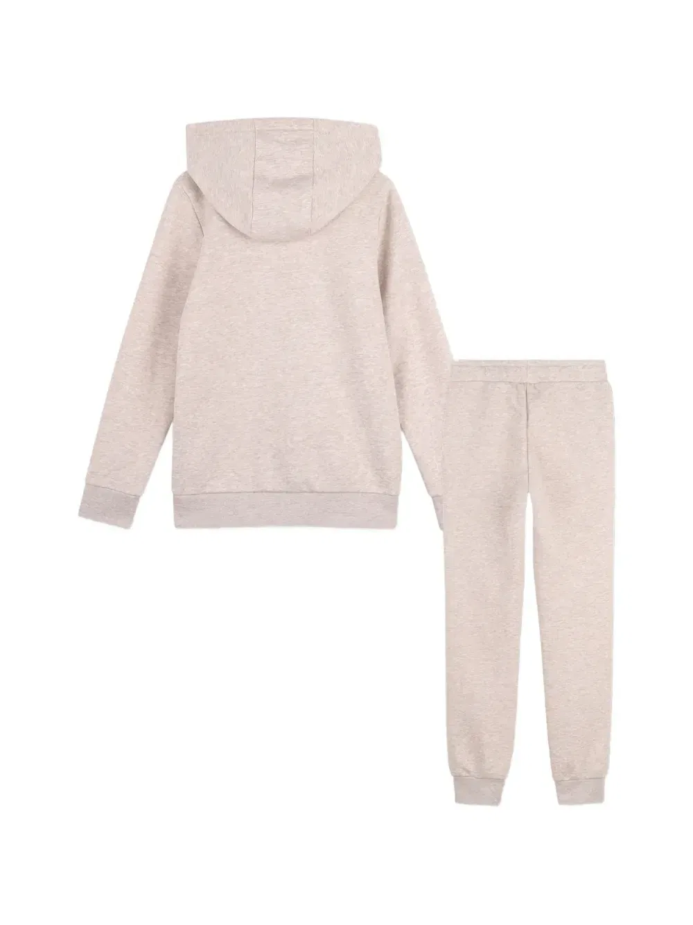 Спортивный костюм с капюшоном и нашивкой-логотипом Boss Kidswear, бежевый — фото 2