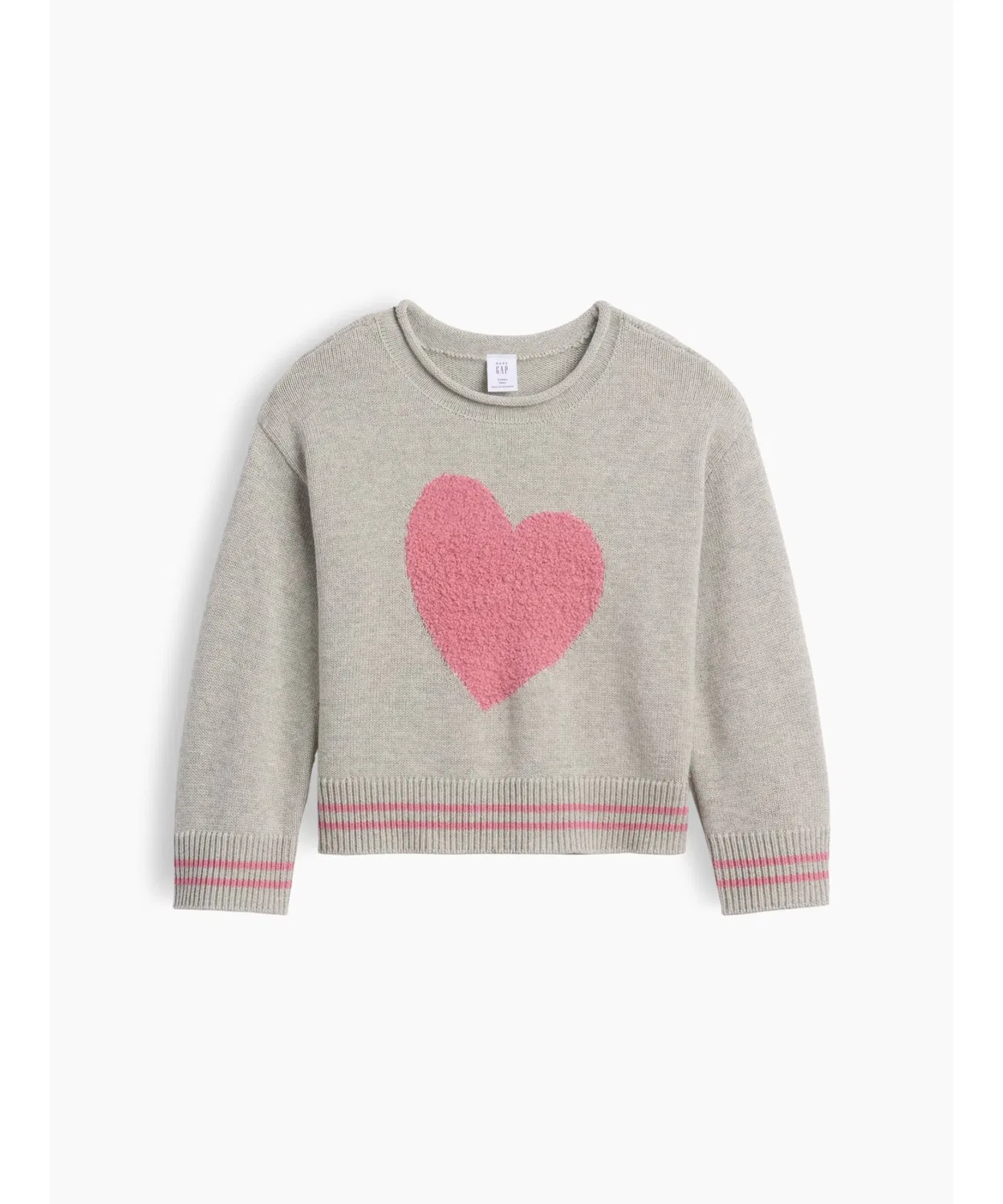 Детский свитер с длинным рукавом хлопковый, Boxey Rollneck GAP, Серый