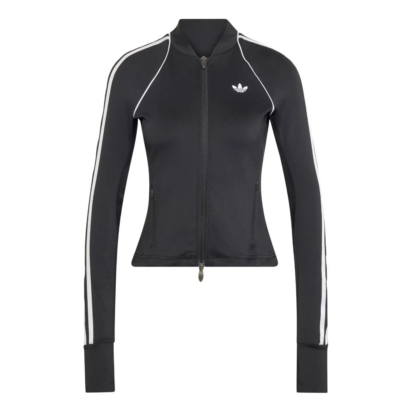Женская рубашка для тренировок Originals Sport Superstar Midlayer Shirt Asia Sizing 'Black' adidas, черный
