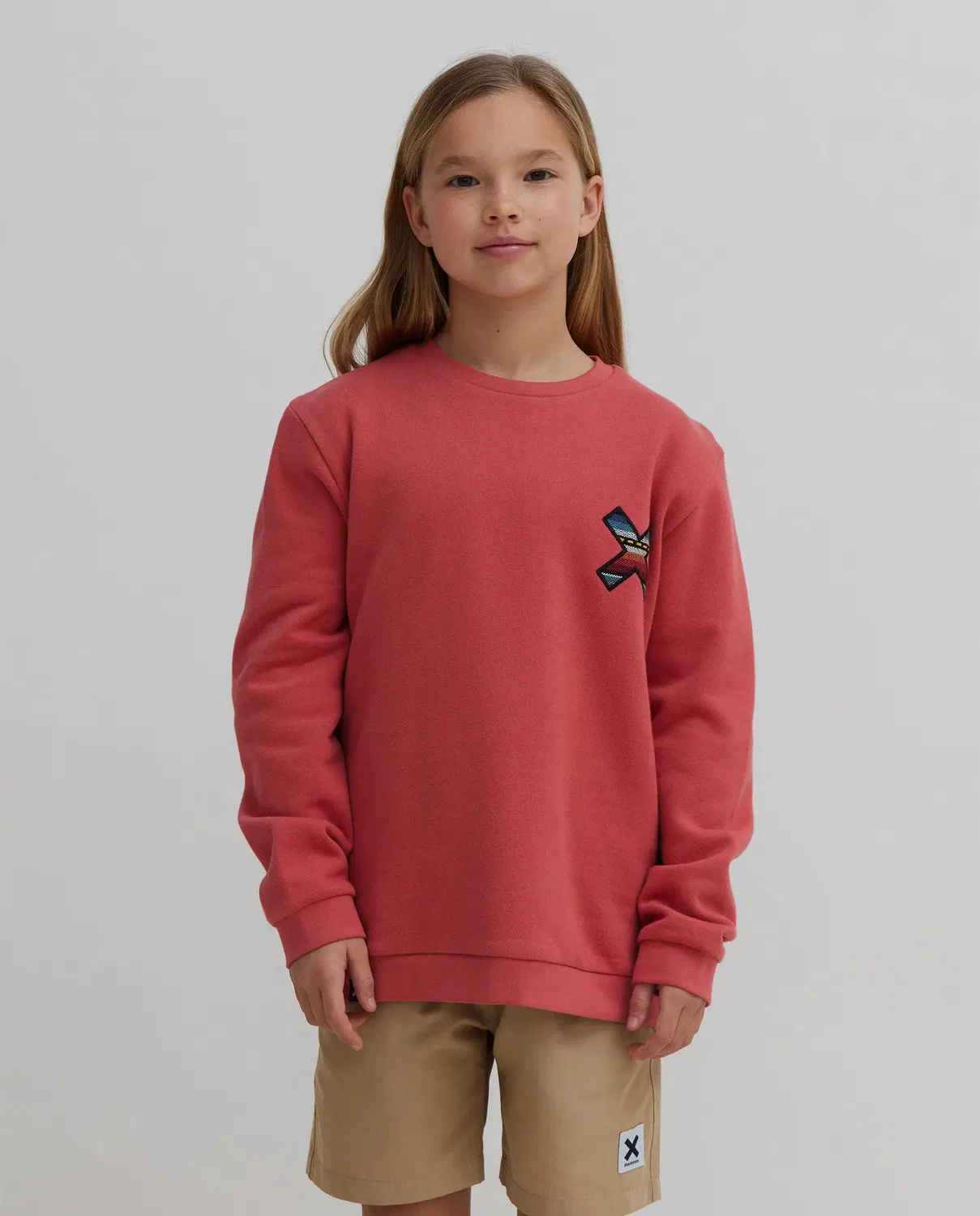 Детское худи из органического хлопка Classic Blue Banana, Rojo