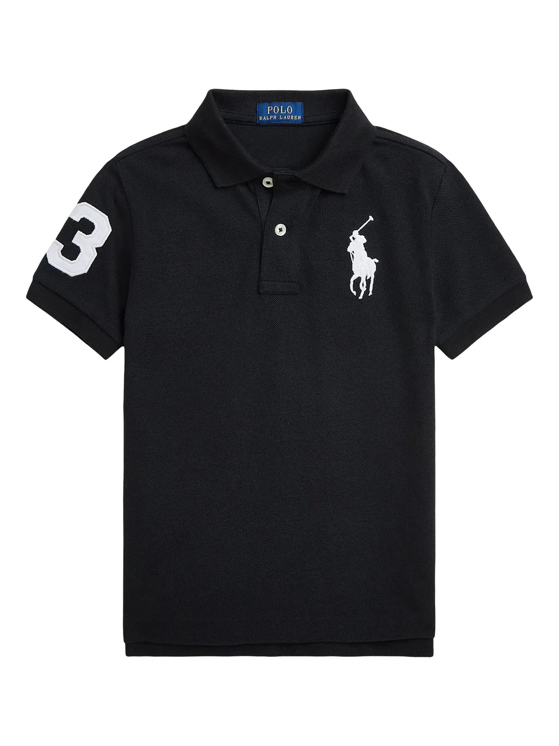 Футболка-поло с вышитым логотипом Polo Ralph Lauren, черный