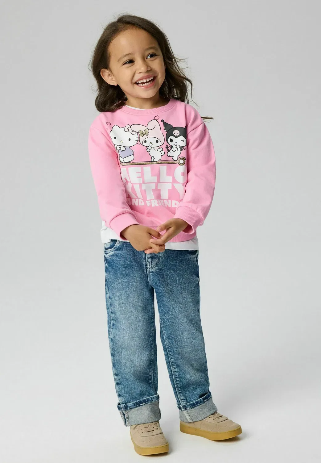 Толстовка Hello Kitty - толстовка Name It, Begonia Pink