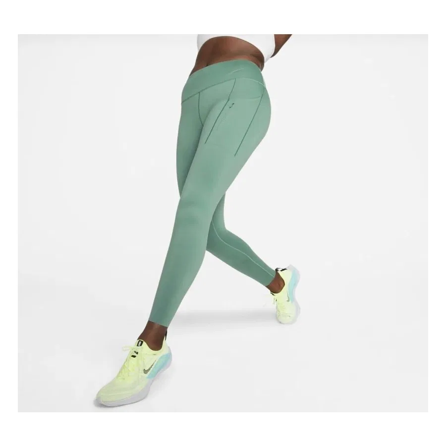 Лосины для фитнеса с высокой посадкой Nike Go Firm-Support, Зеленый — фото 2
