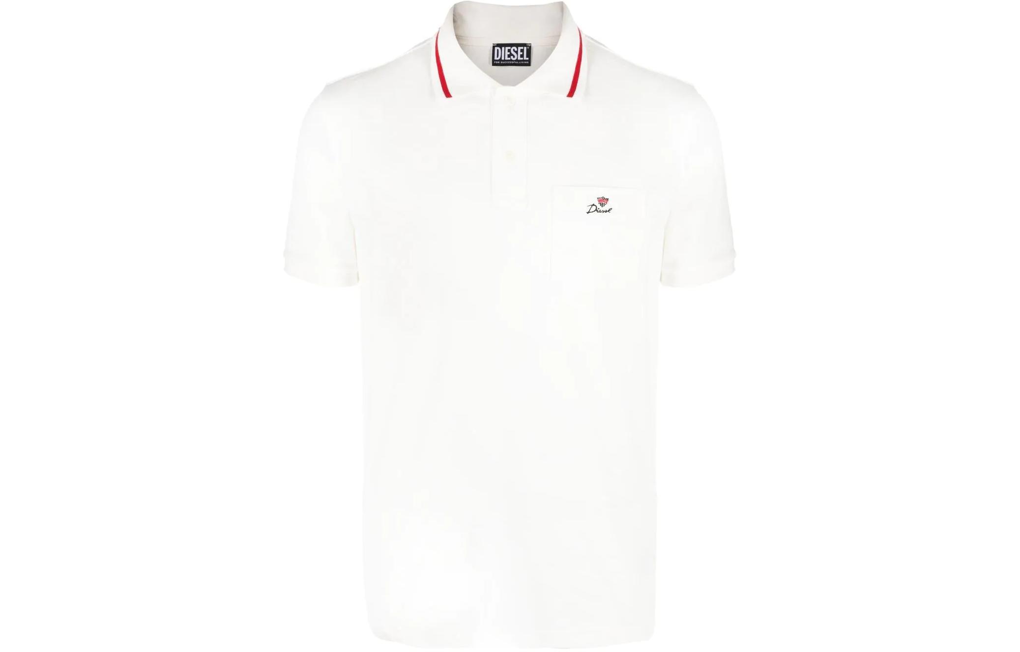 

Футболка-поло с коротким рукавом T Smith Poc DIESEL, белый