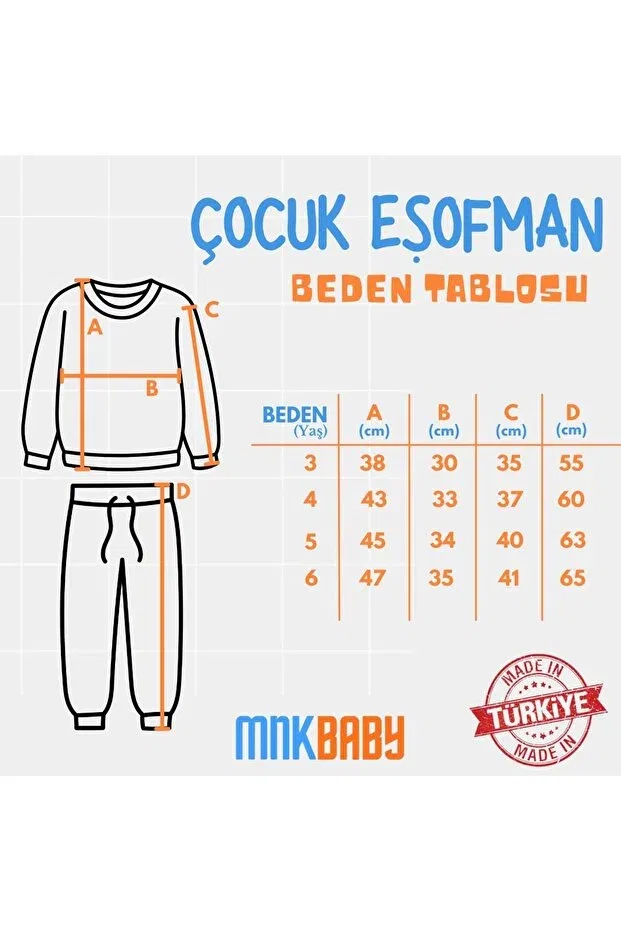 Детский спортивный комплект для мальчиков с принтом Mnk Baby&Kids, Blue — фото 2