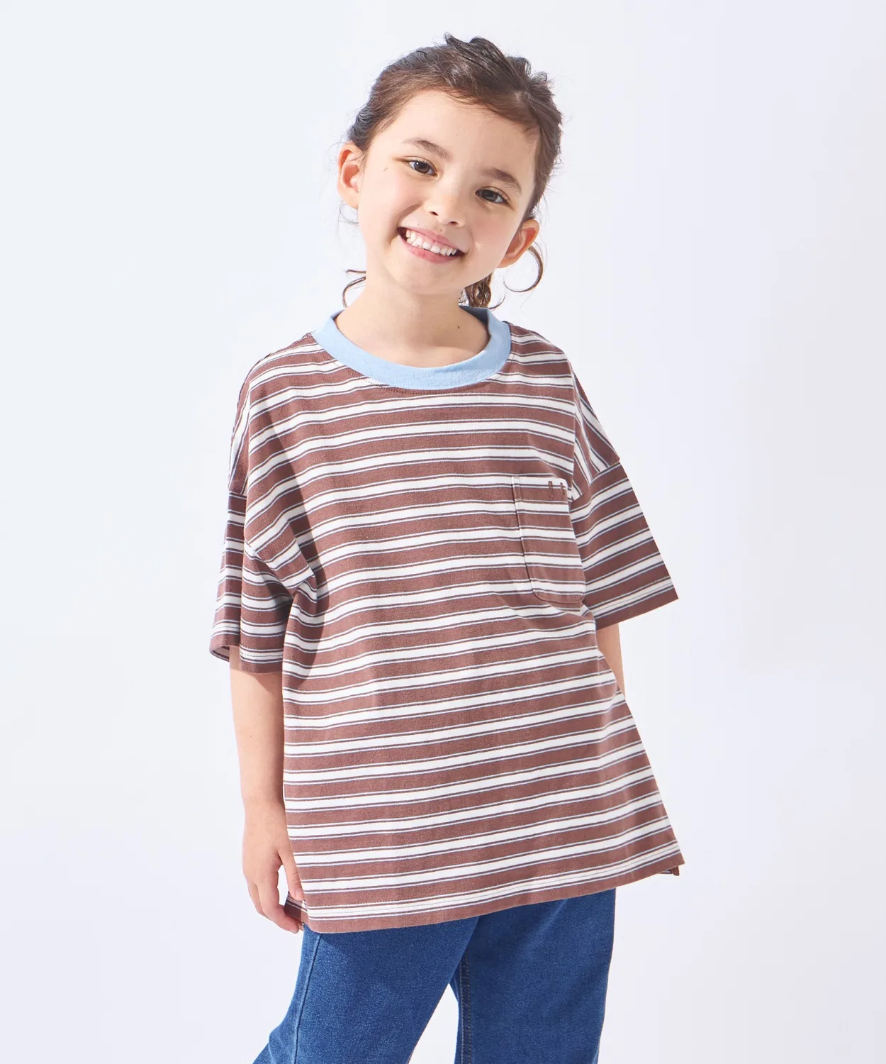 Детская футболка с принтом полурукав ever closet, Brown