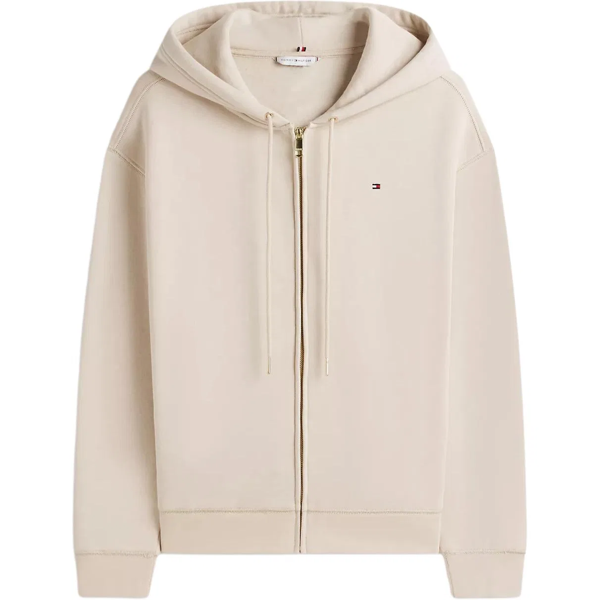 Женский худи с капюшоном Beige Tommy Hilfiger