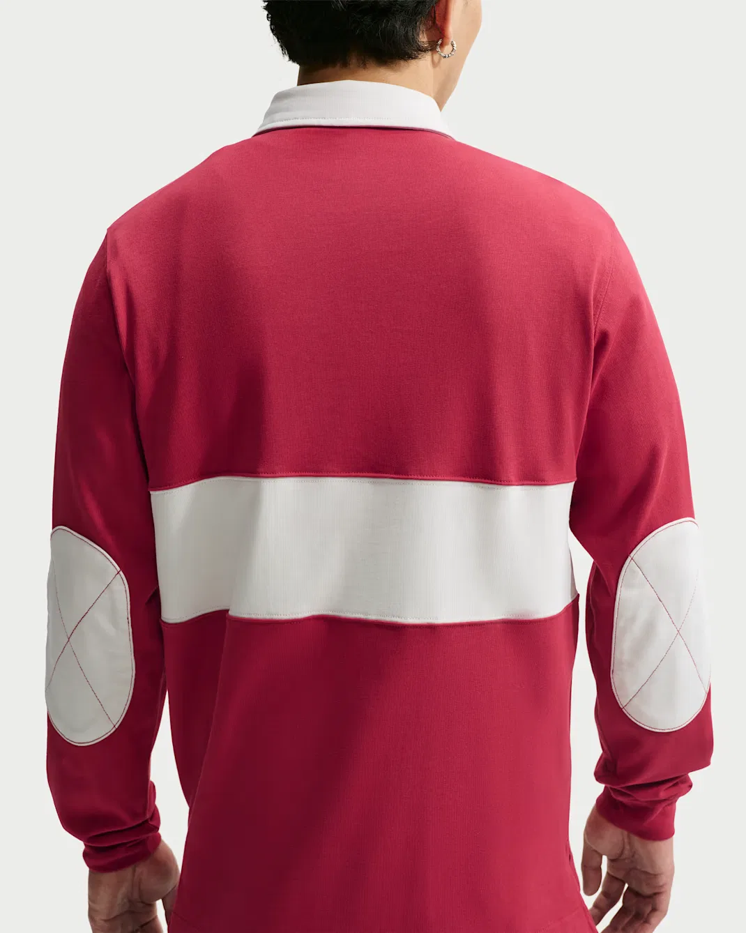 Мужская футболка для регби с длинными рукавами Nike Club, Tough Red/Phantom/Phantom/Phantom — фото 2