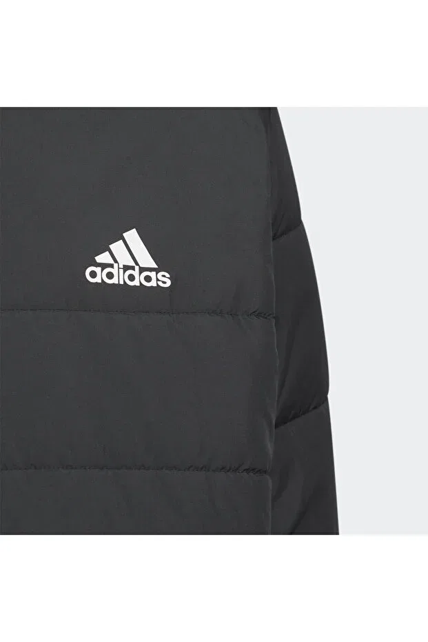 Детское пальто для девочек с принтом Colorblocked kids black coat (il6073) Adidas, Black — фото 3