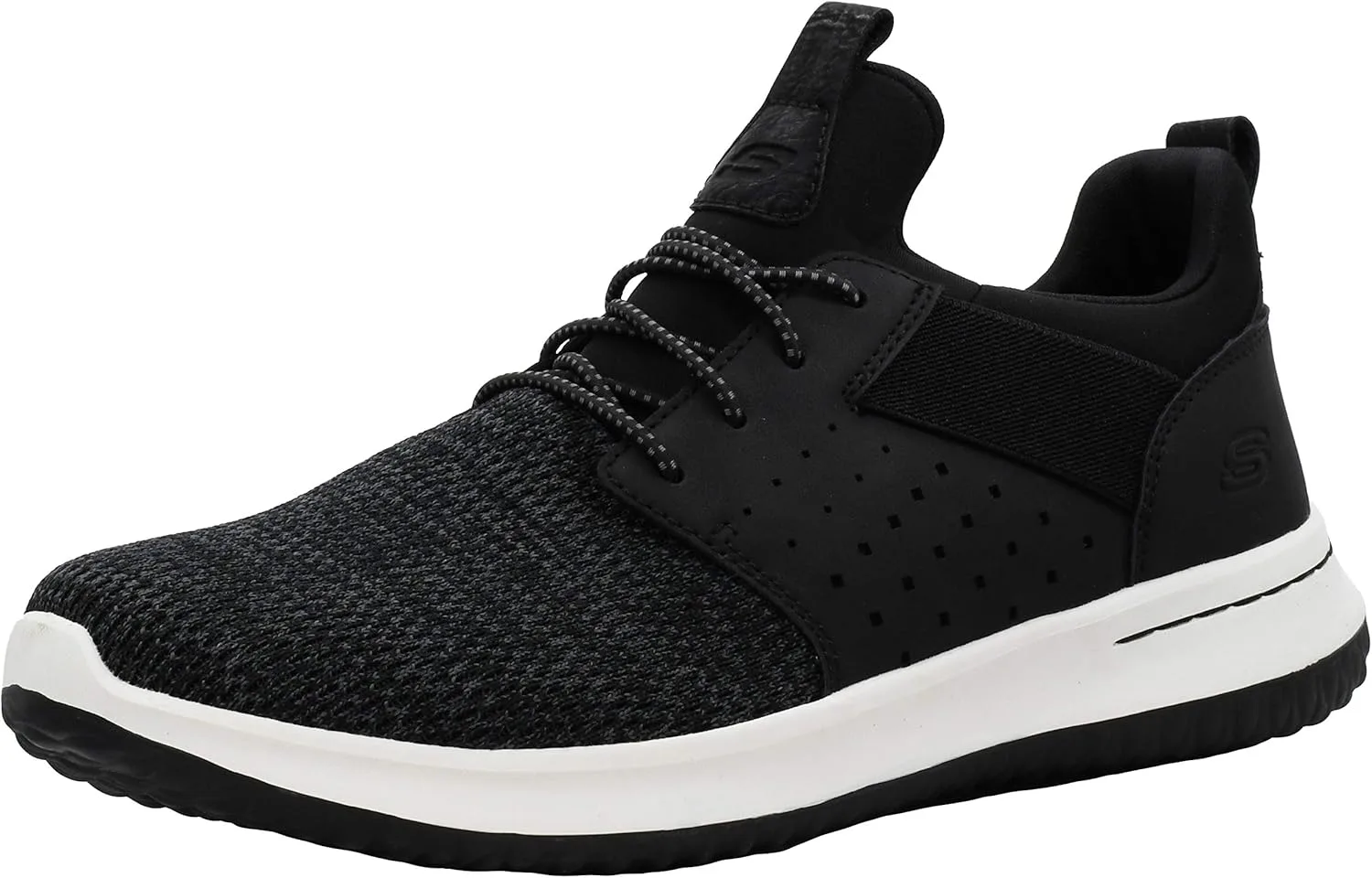 Skechers Expressed Derest, мужские низкие кроссовки, белый/черный