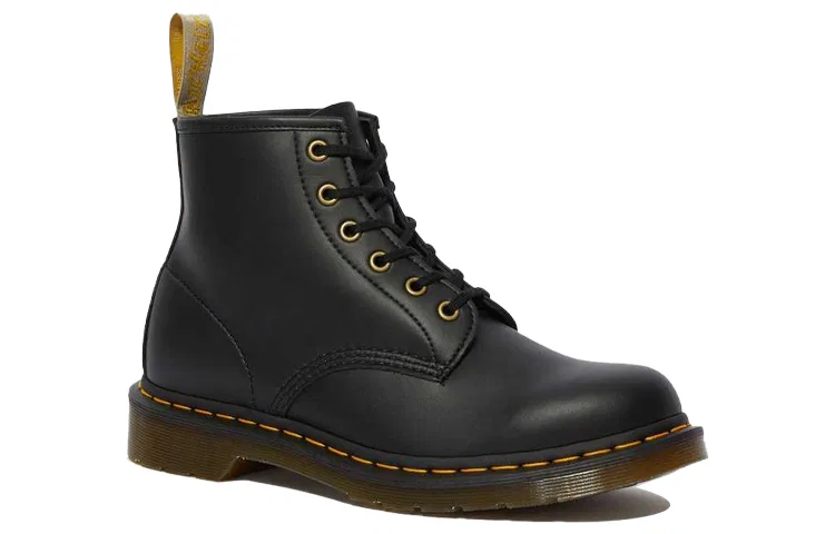 Детские ботинки-челси с коротким голенищем из синтетической кожи 101, Dr.Martens, Black — фото 4