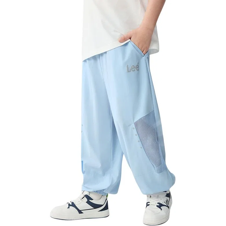 Детские спортивные штаны, тонкие, LEE KIDS, Sky Blue — фото 4