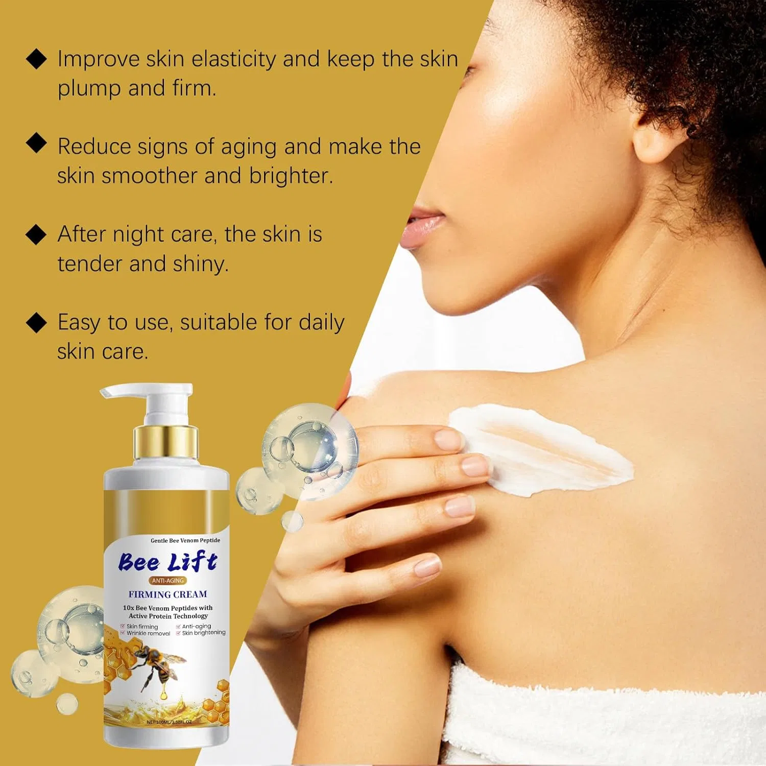 Антивозрастной укрепляющий крем с пчелиным ядом, 100g Generisch — фото 3