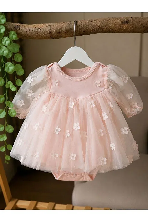 Детское платье для девочек с длинным рукавом Bebekstra, Pink