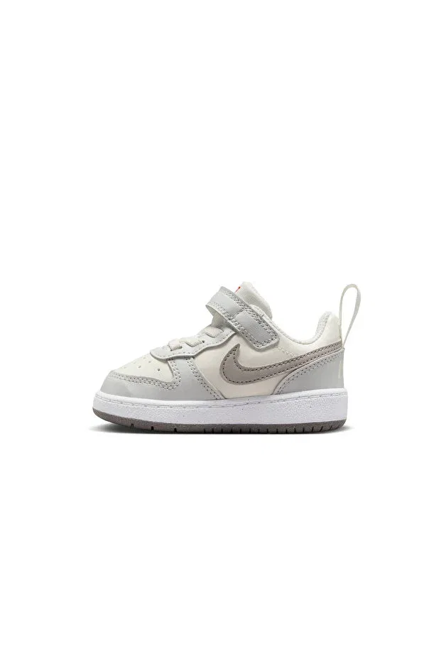 Детские кроссовки для девочек с принтом Glam Nike, Krem Grey — фото 3