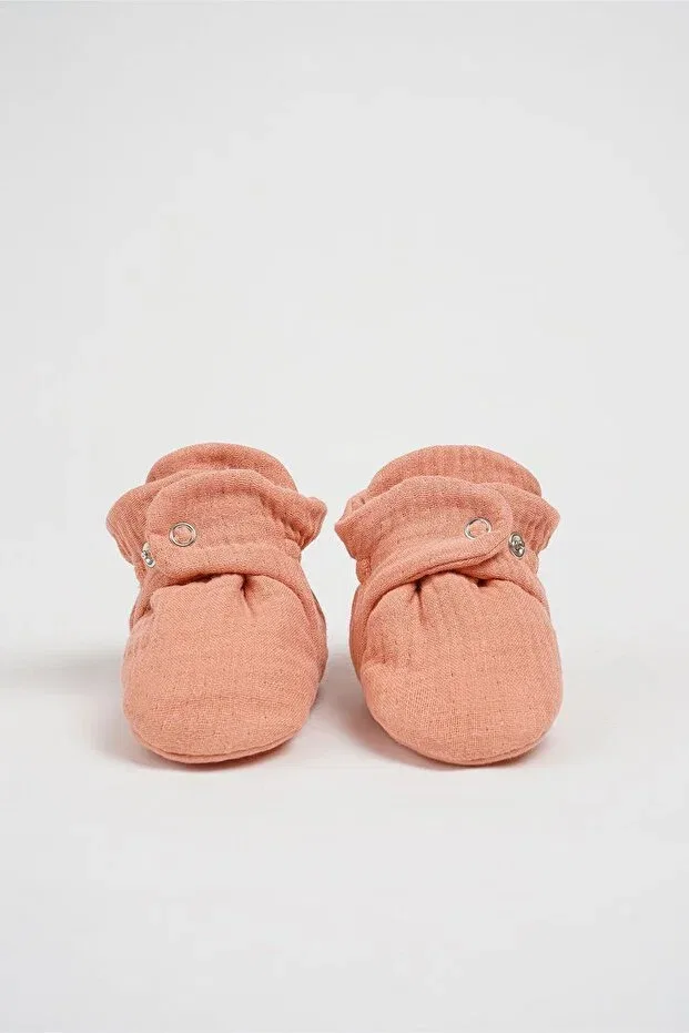 Детские пинетки из органического хлопка Babyzilla, Mercan