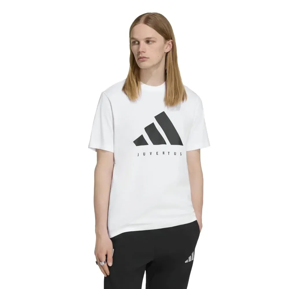 Мужская футболка с принтом Juventus Turin DNA Graphic Adidas, White