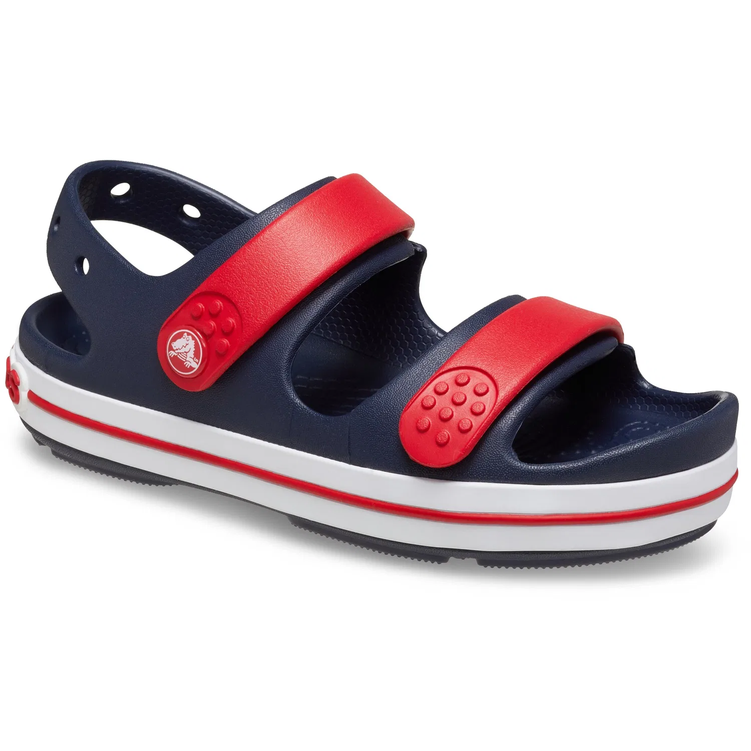 Детские сандалии с ремешком на пятке Crocs, Navy/Red