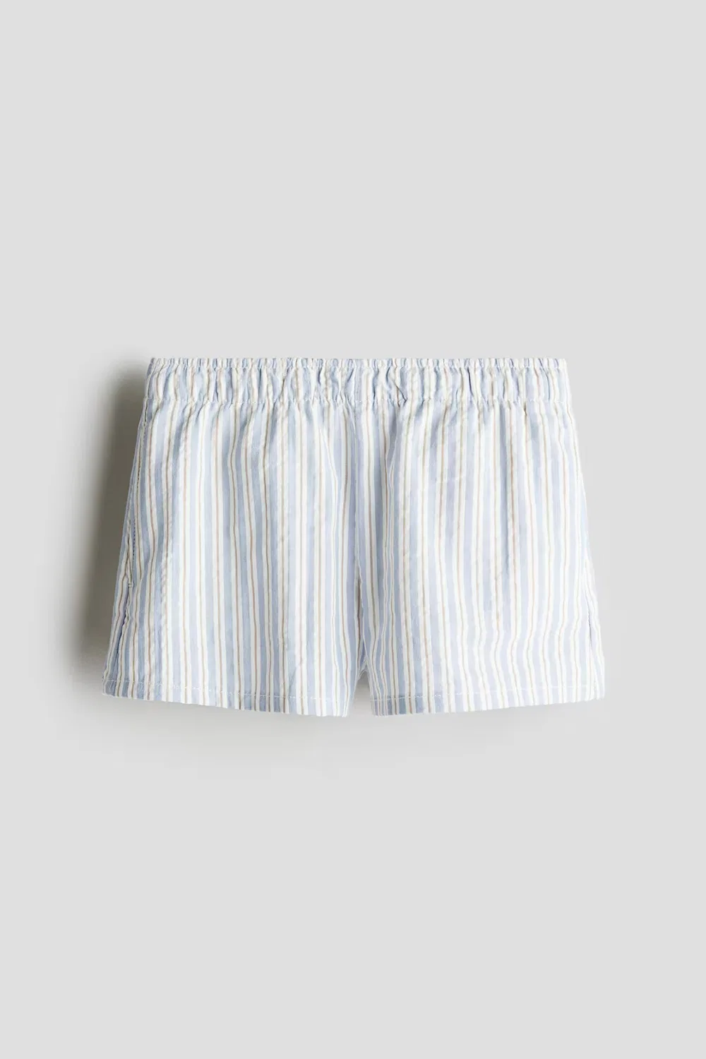 Хлопковые шорты H&M, Hellblau/Gestreift