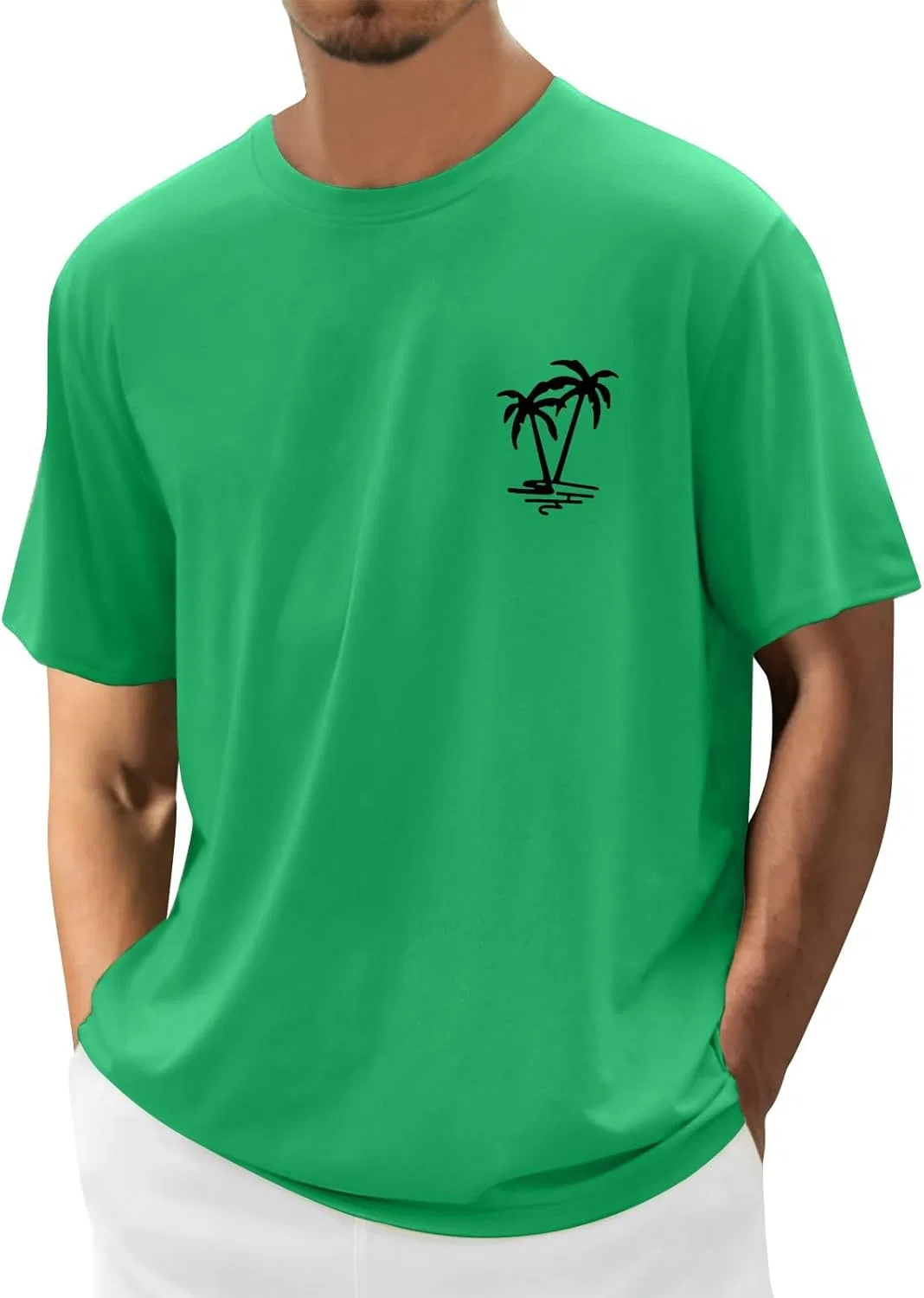 Мужская футболка с коротким рукавом, Summer Casual, Green