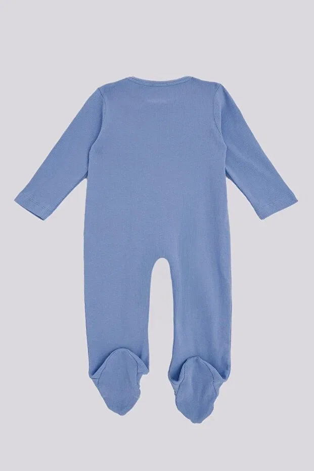 Детский комбинезон для мальчиков с длинным рукавом Gb Baby Basic, Blue — фото 2