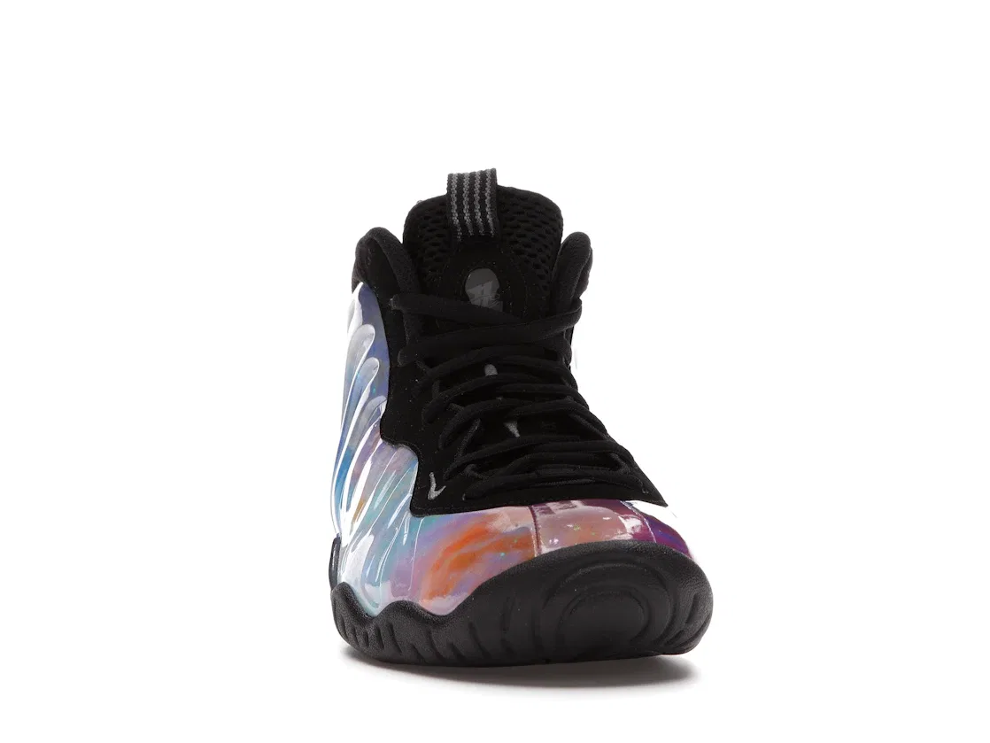 Детские кроссовки с принтом Nike Air Foamposite One Big Bang, Team Orange/Dark Grey-Black — фото 2