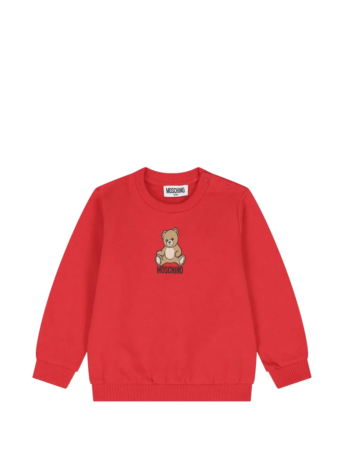Толстовка Teddy Bear Moschino Kids, красный