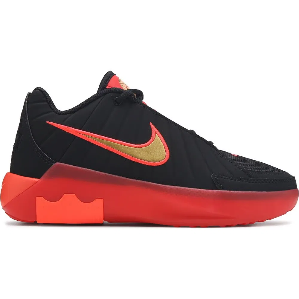 Детские баскетбольные кроссовки Lebron Witness VII Nike, Black/Red — фото 2