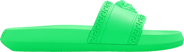 

Сандалии Versace Palazzo Medusa Pool Slide Bright Green, зеленый