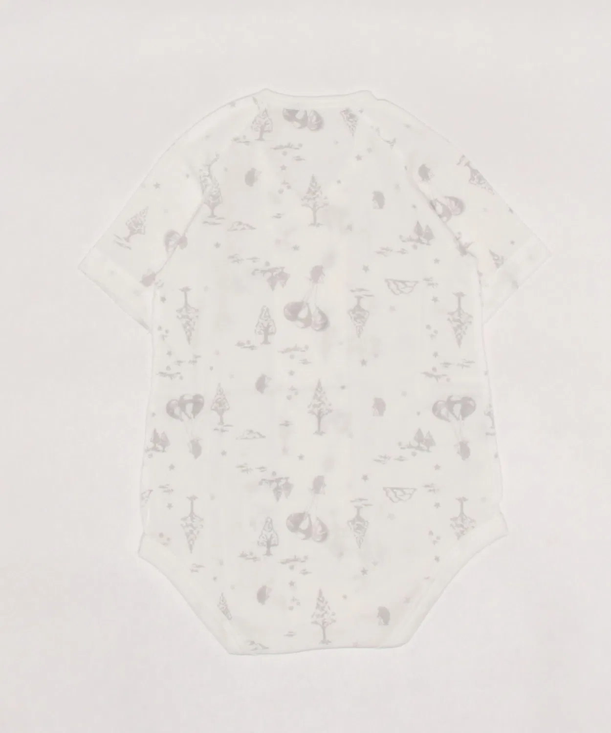 Детское боди-комбинезон с принтом Hedgehog combimini, Off White — фото 3