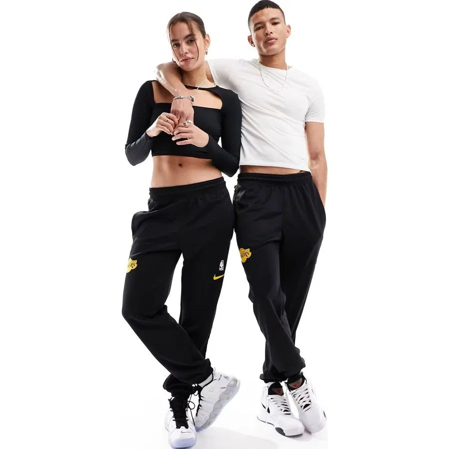 Спортивные брюки с принтом Lakers Nike, Черный — фото 4
