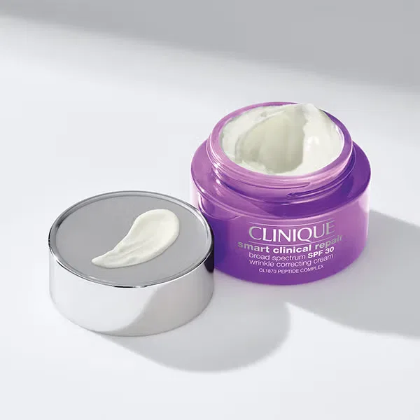 Набор косметики для ухода за кожей Smart Clinical Repair SPF30 с сывороткой кремом для глаз и очищающим бальзамом 1 шт CLINIQUE, 50 мл — фото 4
