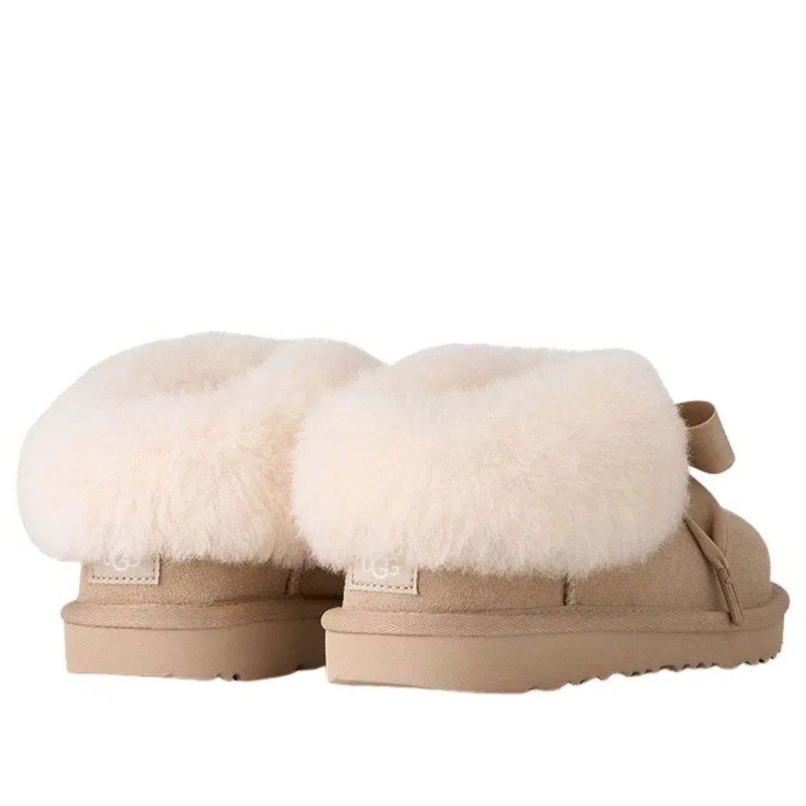 Детские шлепанцы с замшевым верхом Bailey Slipper 'Sand' UGG, Sand — фото 3