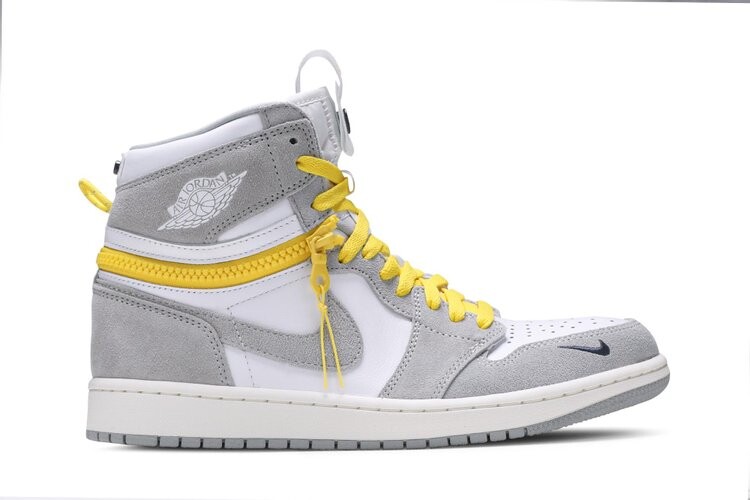 

Кроссовки Air Jordan 1 High Switch Light Smoke Grey, зеленый