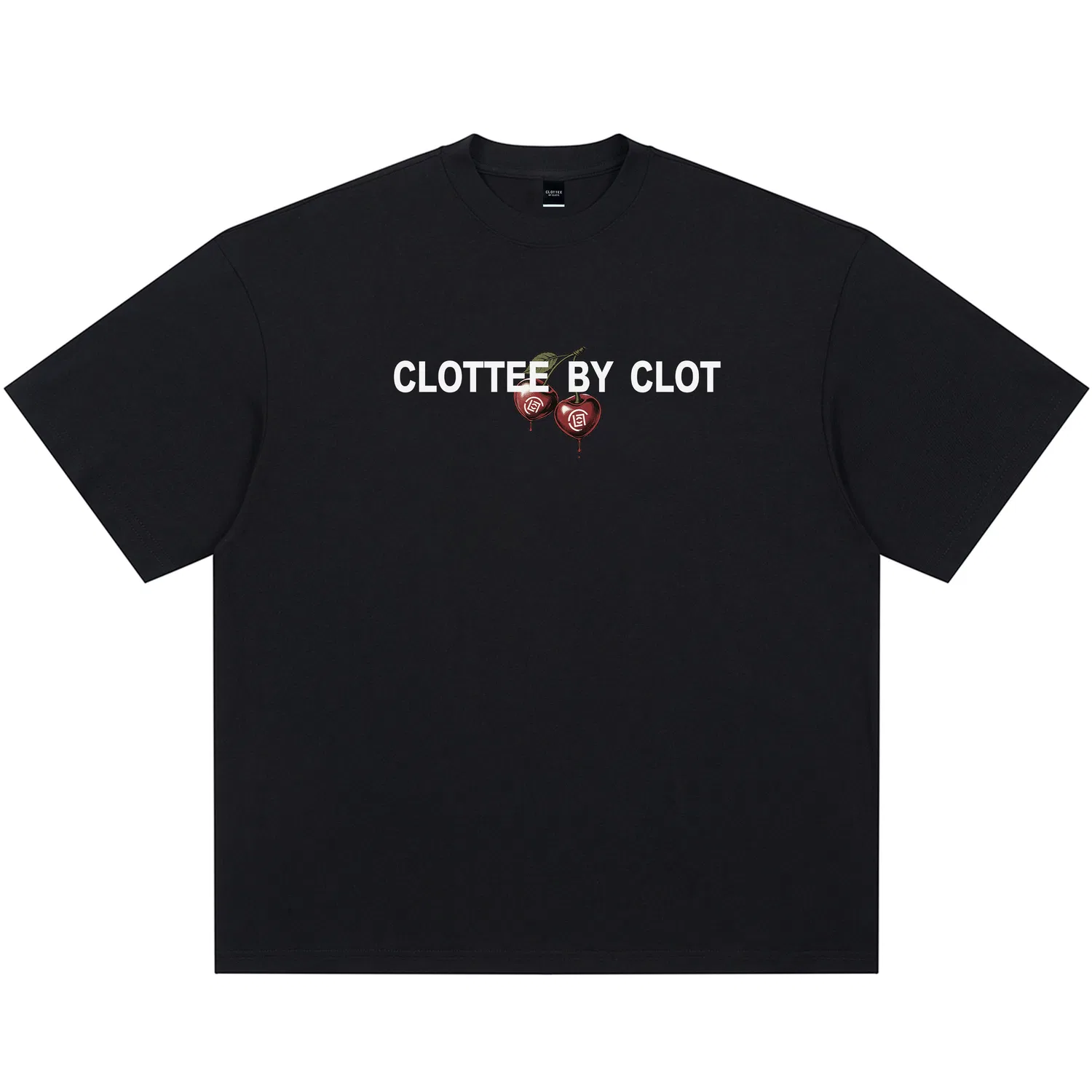 Детская футболка с круглым вырезом, средняя посадка, унисекс, CLOT, Navy Blue — фото 4