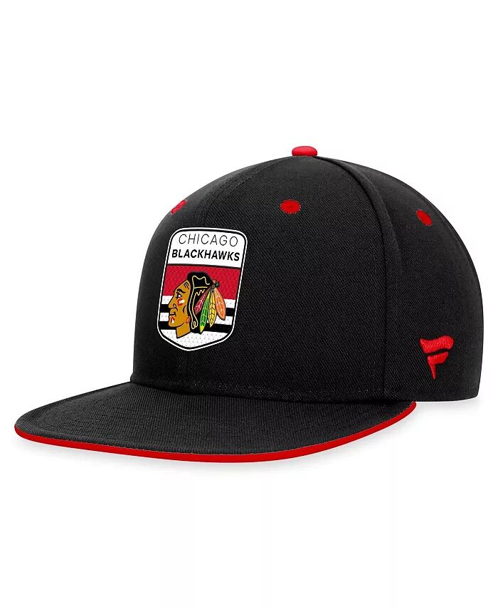 

Мужская черная бейсболка Chicago Blackhawks 2023 NHL Draft Snapback Fanatics