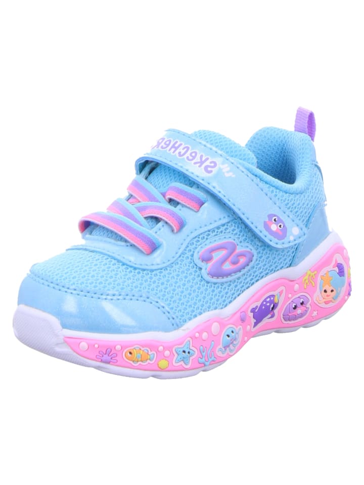 

Кроссовки на шнуровке Skechers, цвет turquoise/multi