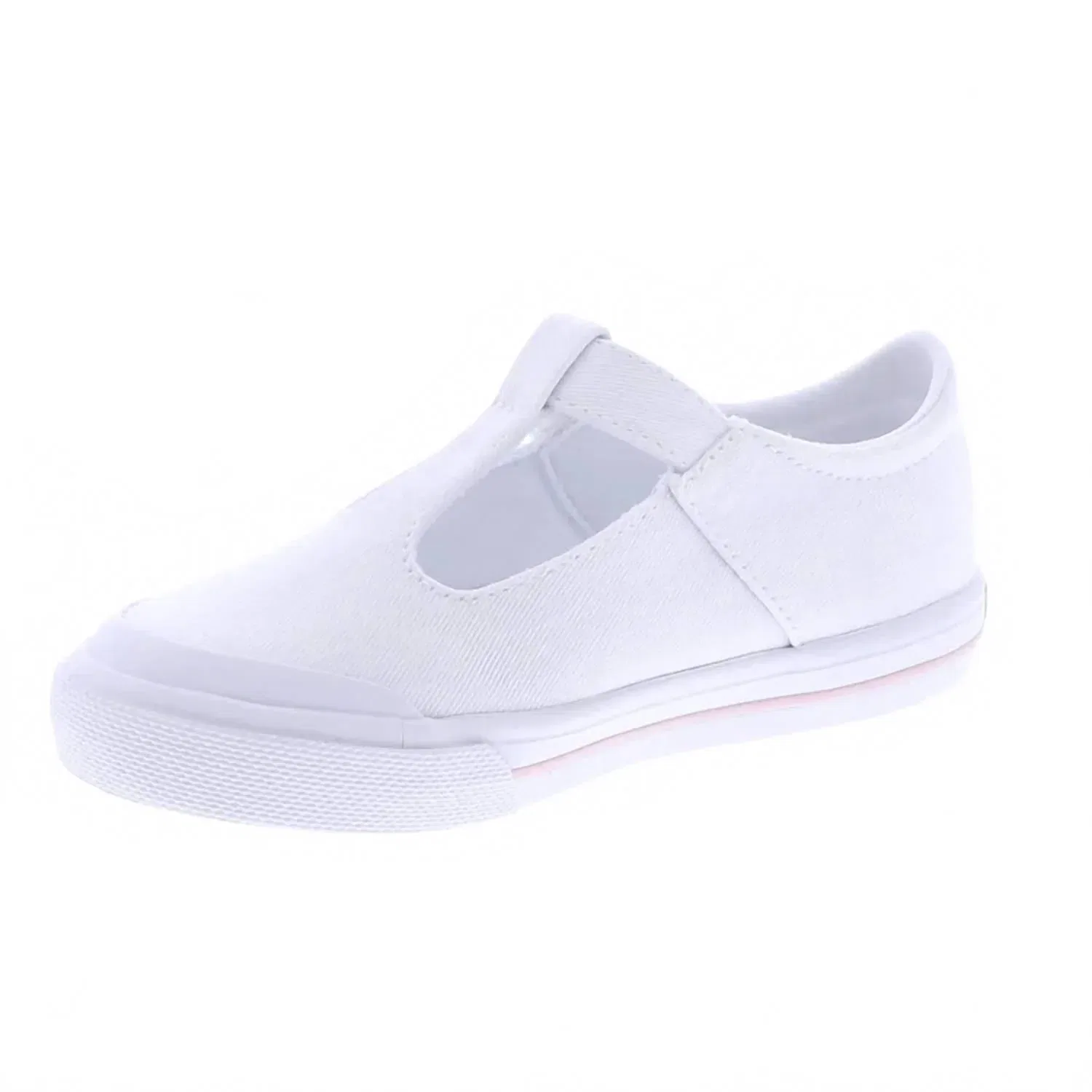 Детские туфли для девочек с ремешком Drew Mary Jane Footmates, White — фото 3