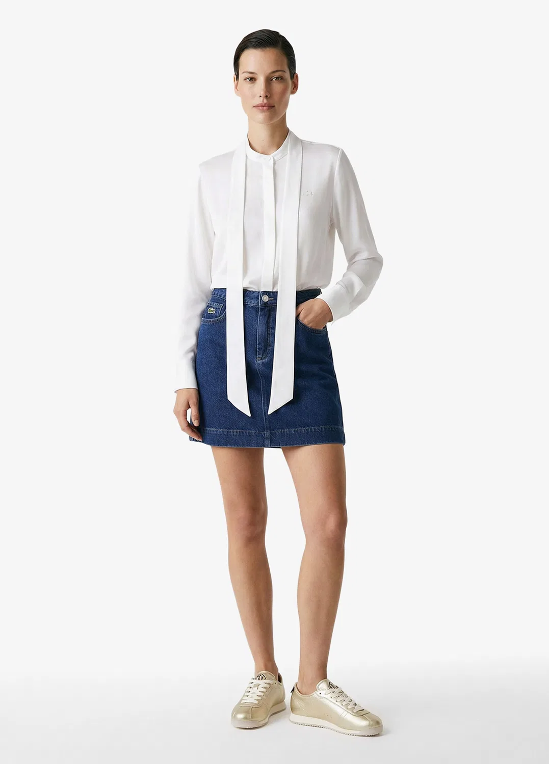 Юбка джинсовая Lacoste Mavi-MK9 Classic Fit, синяя