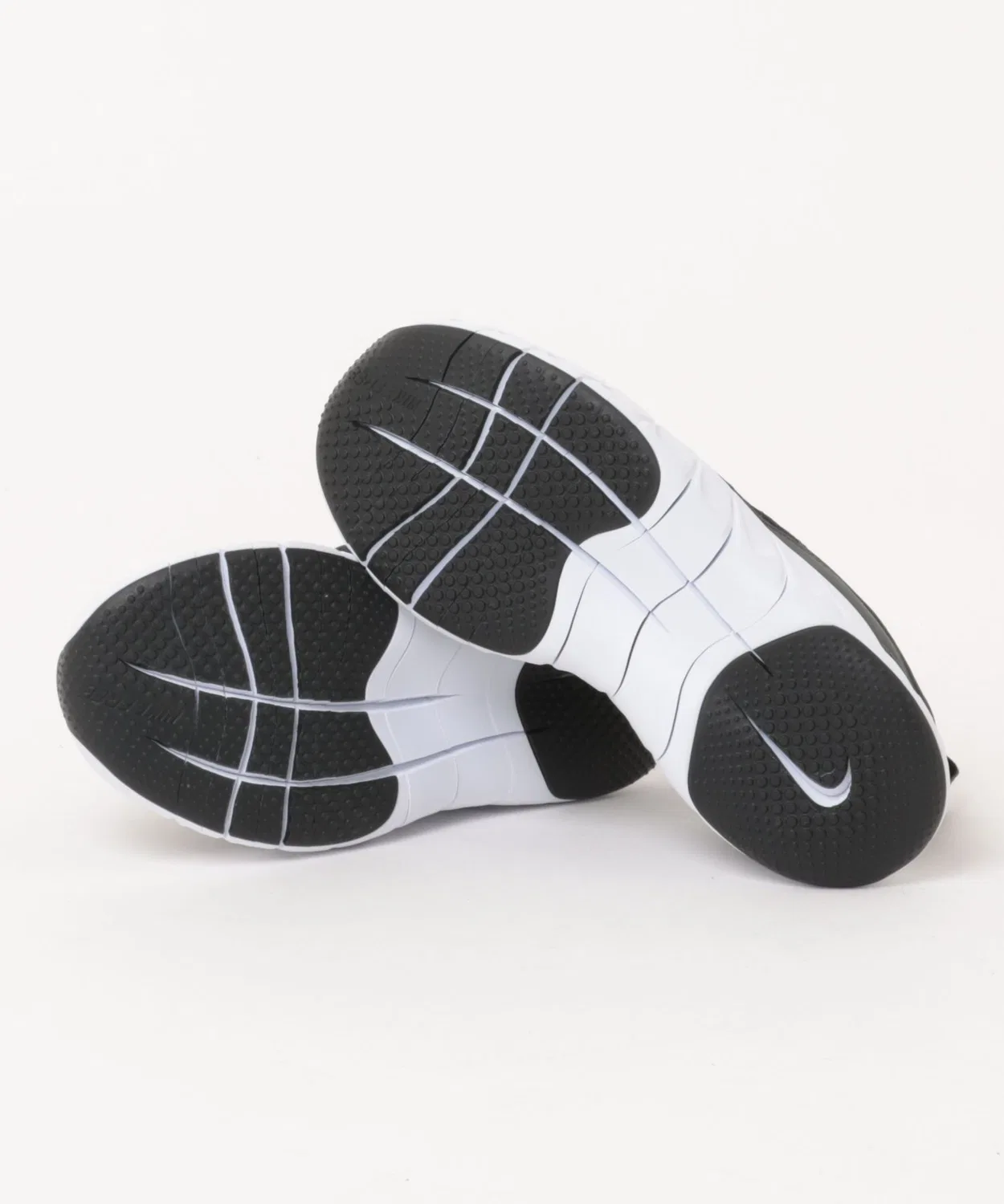 Детские кроссовки с гибкой подошвой NIKE FREE RIDE PS, Black/White — фото 3