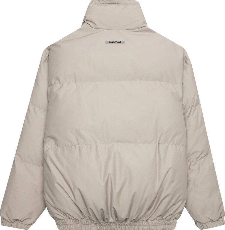 Пуховик Fear of God Essentials Puffer Jacket 'Sage', зеленый — фото 3